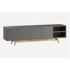 Tumba Imin2 12115563, LDSP, boz, 180x51x42 sm