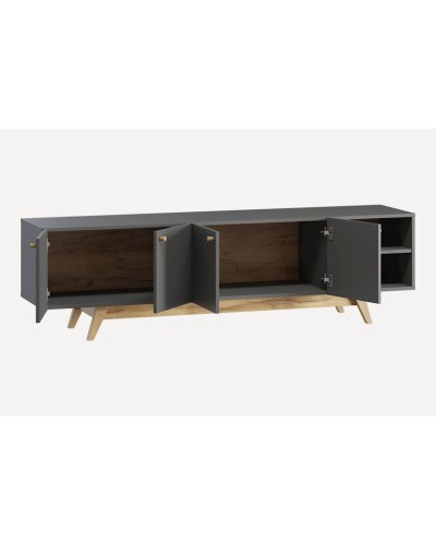 Tumba Imin2 12115563, LDSP, boz, 180x51x42 sm