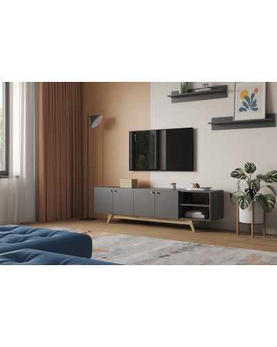 Tumba Imin2 12115563, LDSP, boz, 180x51x42 sm