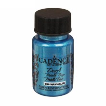 Akril boya-metallik Cadence Dora Metallic Paint 134 Blue 50 ml