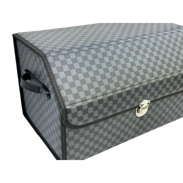 Автомобильный cумка-органайзер Avto454, черный/серый, 30x30x50 см Автомобильный cумка-органайзер Avto454, черный/серый, 30x30x50 см