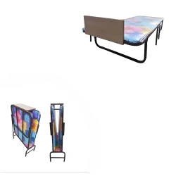 Раскладушка RS0000001, голубая, 75x180x1 см Раскладушка RS0000001, голубая, 75x180x1 см