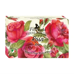 Sabun Florinda Flowers & Fruits Rose Vegetal Soap 200 q