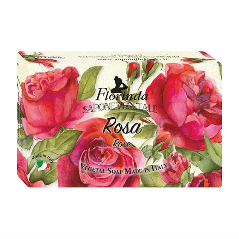 Sabun Florinda Flowers & Fruits Rose Vegetal Soap 200 q Sabun Florinda Flowers & Fruits Rose Vegetal Soap 200 q