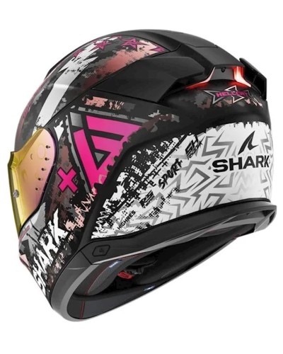 Motosikl dəbilqəsi Shark Skwal I3 Black Chrome-Violet M (HE0829EKUVM)
