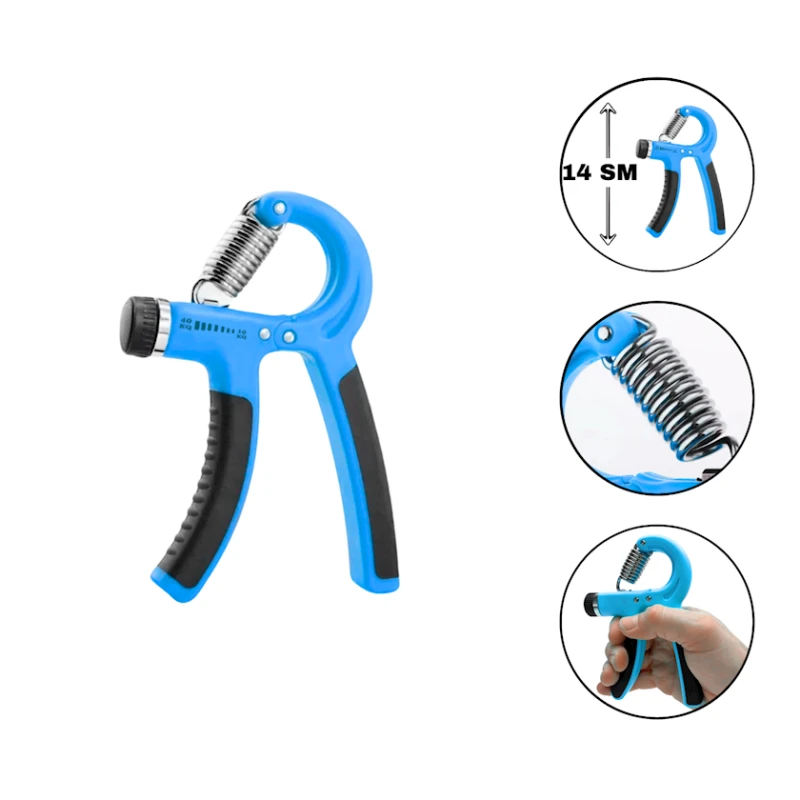 Эспандер 40 кг, без счетчика, голубой