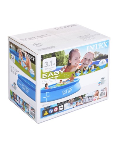 Şişmə hovuz Intex H28122NP, 305x76 sm, göy, 3853 l, filtr nasoslu - ezzy_intex 28122