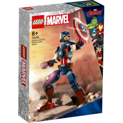 Конструктор LEGO Marvel Super Heroes Captain America Construction Figure 76258, 8+ лет, 310 элементов Конструктор LEGO Marvel Super Heroes Captain America Construction Figure 76258, 8+ лет, 310 элементов