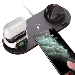 Беспроводное зарядное устройство Auzev Wireless Charger Station 6 in 1 Беспроводное зарядное устройство Auzev Wireless Charger Station 6 in 1