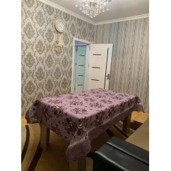 Скатерть MiraNova CTS-748, лен, разноцветная, 160х220 см