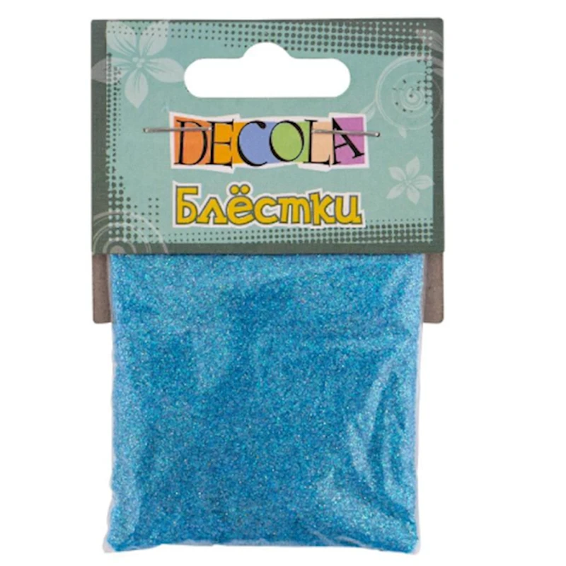 Блестки декоративные Невская палитра, 0.3 мм, 20 г, голубой Блестки декоративные Невская палитра, 0.3 мм, 20 г, голубой