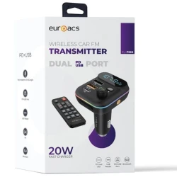 Автомобильное зарядное устройство Euroacs EU-F226 PD 20WQC Автомобильное зарядное устройство Euroacs EU-F226 PD 20WQC