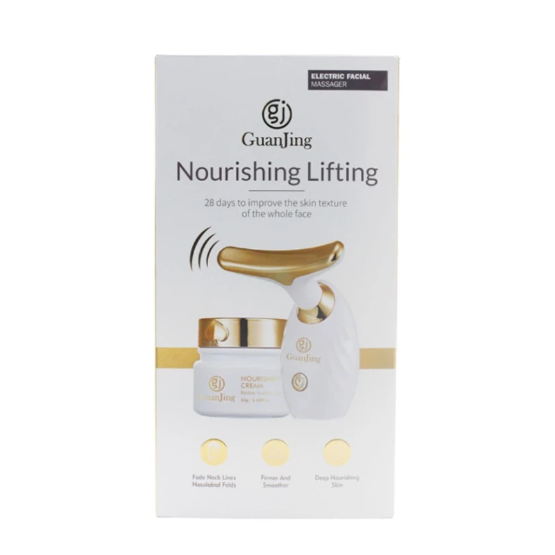 Набор для массажа лица GuanJing Nourushing Lifting (крем 50 г + электрический массажер) Набор для массажа лица GuanJing Nourushing Lifting (крем 50 г + электрический массажер)