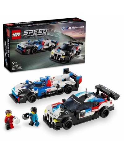 Konstruktor LEGO Speed Champions BMW M4 GT3 & BMW M Hybrid V8 Race 76922, 9+ yaş, 676 element