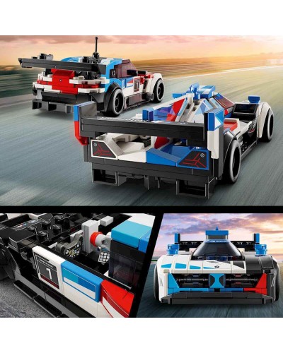 Konstruktor LEGO Speed Champions BMW M4 GT3 & BMW M Hybrid V8 Race 76922, 9+ yaş, 676 element