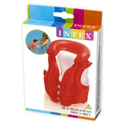 Üzmək üçün jilet Intex 58671 Deluxe 50x47 sm, 3-6 yaş Üzmək üçün jilet Intex 58671 Deluxe 50x47 sm, 3-6 yaş