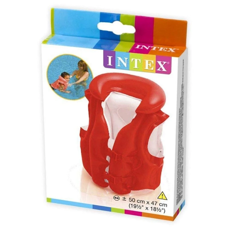 Жилет для плавания Intex 58671 Делюкс 50х47 см, 3-6 лет