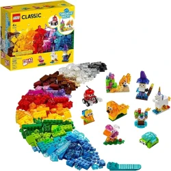 Конструктор Lego Classic Creative Transparent Bricks 11013, 4+ лет, 500 элементов