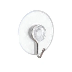 Крючки для ванной комнаты Wenko, пластик, прозрачные, 4.2x4.8x2 см, 4 шт