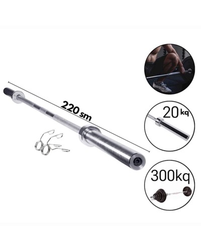 Qrif WS0101, xrom, gümüşü, 220х5 sm