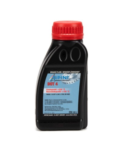 Əyləc mayesi Alpine Brake Fluid DOT 4, 250 ml
