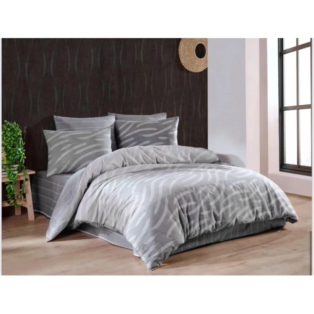 Yataq dəsti Majoli Cotton SHA-00006115, mələfə 240x260 sm, yorğan üzü 200x220 sm, yastıq üzü 50x70 sm (2 əd), ikinəfərlik, satin, boz Yataq dəsti Majoli Cotton SHA-00006115, mələfə 240x260 sm, yorğan üzü 200x220 sm, yastıq üzü 50x70 sm (2 əd), ikinəfərlik, satin, boz