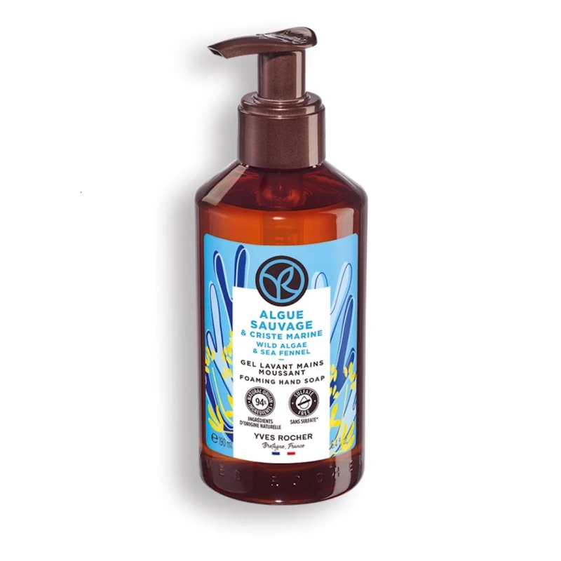 Жидкое мыло Yves Rocher Wild Algae & Sea Fennel Foaming Hand Soap 190 мл
