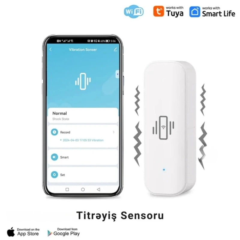 Сенсор вибрации EMASTIFF TYSH-AW40 Сенсор вибрации EMASTIFF TYSH-AW40