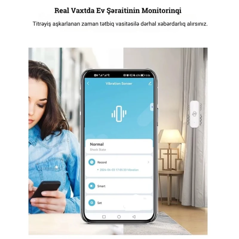 Сенсор вибрации EMASTIFF TYSH-AW40 Сенсор вибрации EMASTIFF TYSH-AW40