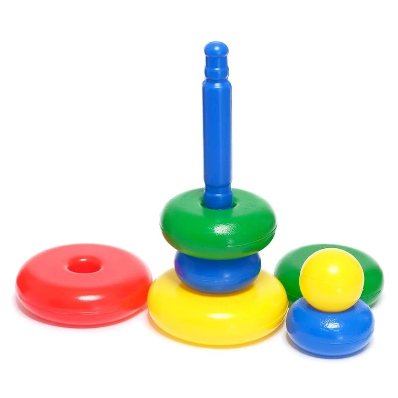 Piramida Десятое Королевство Göy qurşağı, 22х10х10 sm, 1-3 yaş Piramida Десятое Королевство Göy qurşağı, 22х10х10 sm, 1-3 yaş