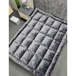 Матрас Sahara, велюр, серый, 160х200 см