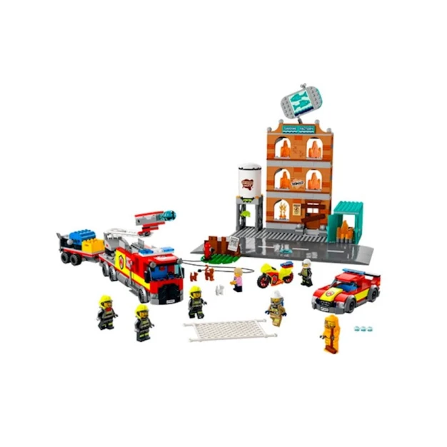 Конструктор LEGO City Пожарная бригада 60321, 7+ лет, 766 элементов
