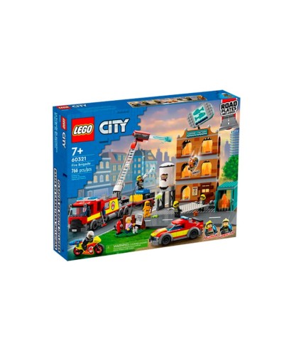 Konstruktor LEGO City Yanğınsöndürmə briqadası 60321, 7+ yaş, 766 hissə