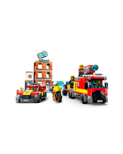 Konstruktor LEGO City Yanğınsöndürmə briqadası 60321, 7+ yaş, 766 hissə
