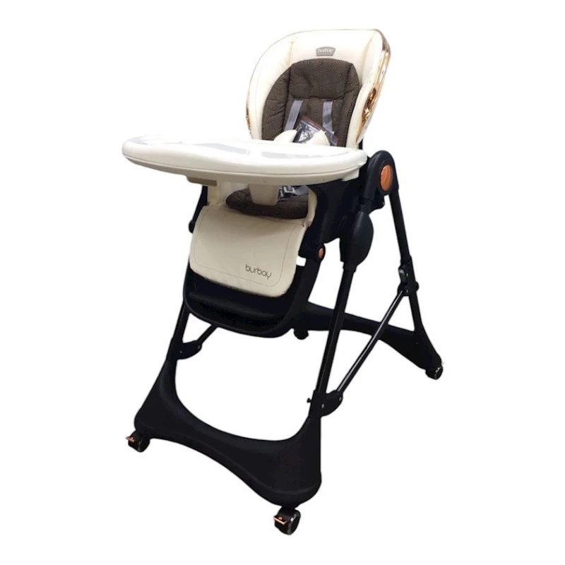 Стульчик для кормления Burbay TB-04155BE, бежевый, 6+ мес