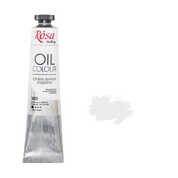 Масляная краска Rosa Gallery 101 белила титановые, 45 мл