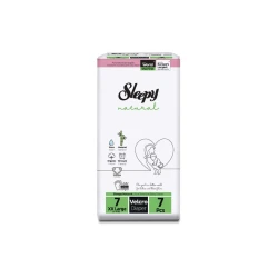 Детские подгузники Sleepy Natural 7 XXL, 20-30 кг, 7 шт