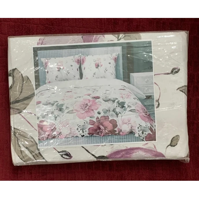 Комплект постельного белья MiraNova CTS-581, пододеяльник 200x220 см, простыня 220x240 см, 2 шт. наволочки 50x70 см, двуспальный, хлопок Комплект постельного белья MiraNova CTS-581, пододеяльник 200x220 см, простыня 220x240 см, 2 шт. наволочки 50x70 см, двуспальный, хлопок