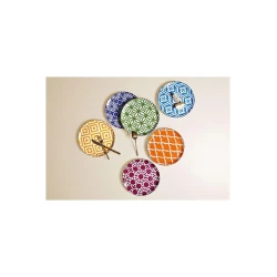 Набор тарелок Porland Morocco 04AP021773, фарфор, разноцветный, 20 см, 6 шт