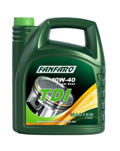 Yarısintetik motor yağı Fanfaro TDI 10W-40, 7 L