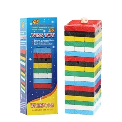 Masaüstü oyun Wiss Toy, 54 əd, rəngbərəng