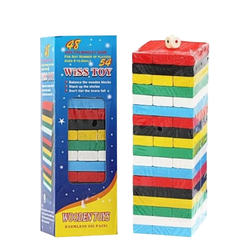 Masaüstü oyun Wiss Toy, 54 əd, rəngbərəng