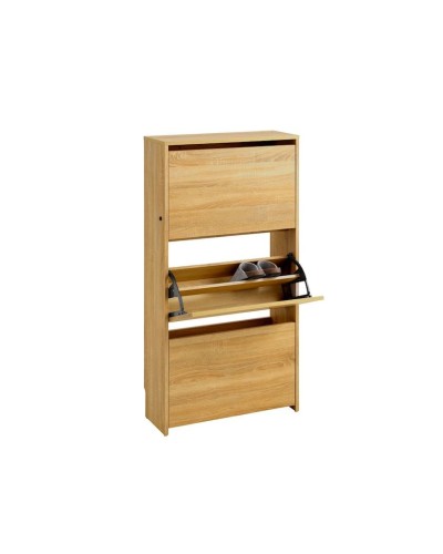Ayaqqabılar üçün tumba JYSK BAKHUSE, 65x124x25 sm, melamin, qəhvəyi