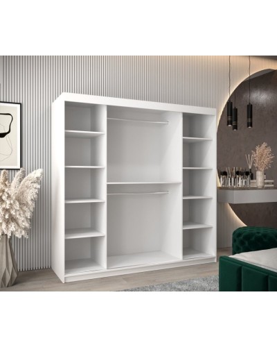 Şkaf Art Mebel Art-180-47, ağ, 220х180х60 sm