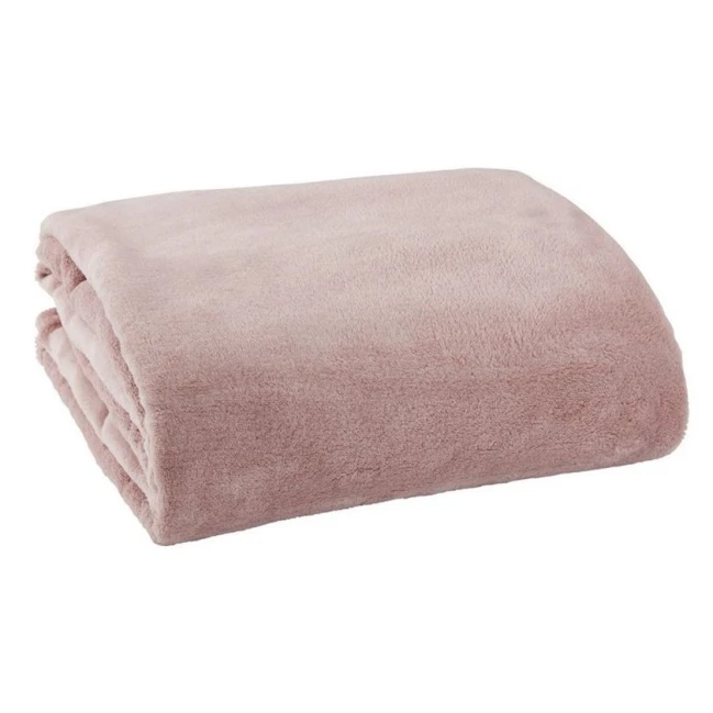 Pled JYSK Dragehode, 140x200 sm, polyester, çəhrayı