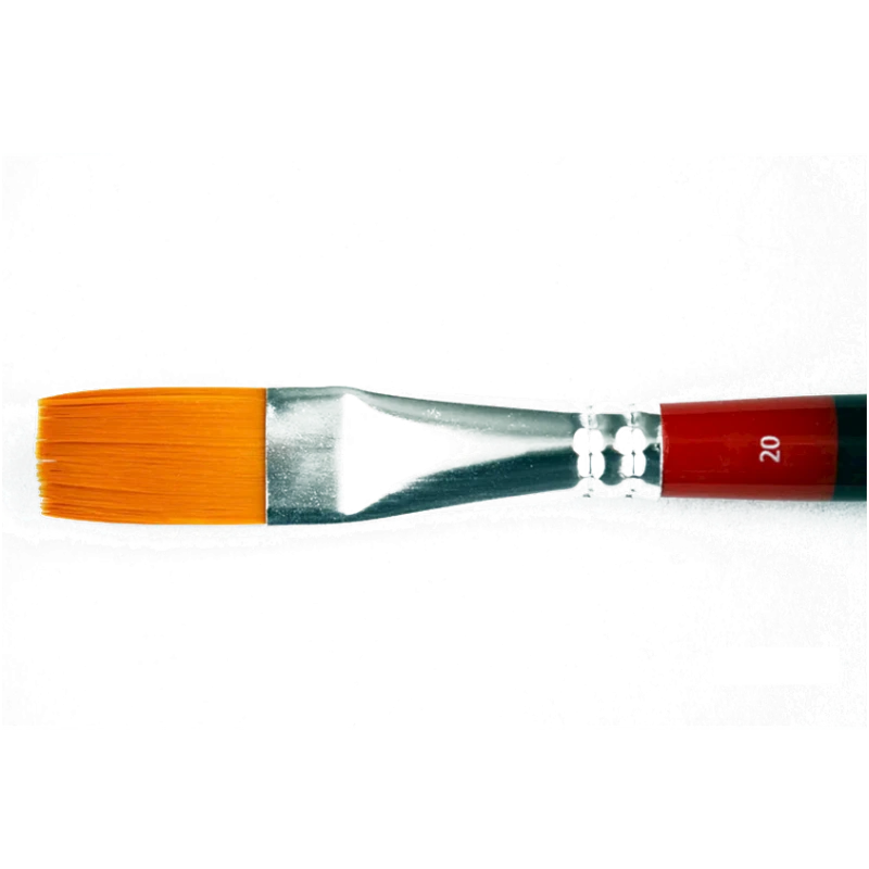 Кисть плоская Rosa Studio 101, синтетика, № 20 Кисть плоская Rosa Studio 101, синтетика, № 20
