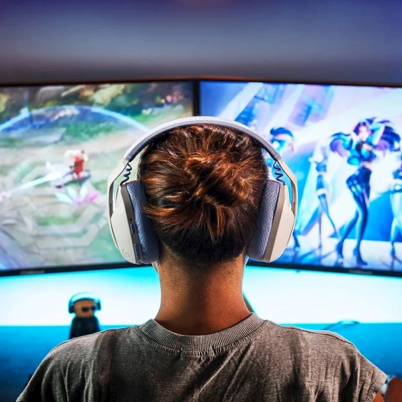 Наушники Logitech G G435 Lightspeed White/Blue