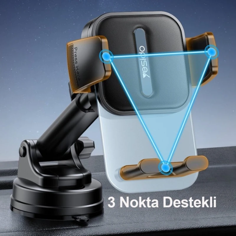 Автомобильный держатель для телефона Yesido C261 for 4.7 Автомобильный держатель для телефона Yesido C261 for 4.7