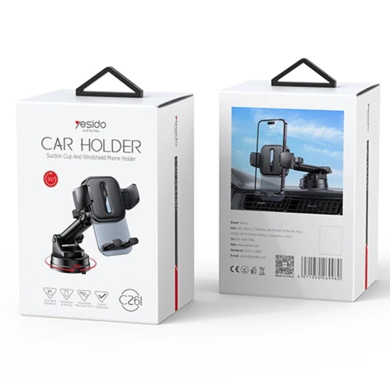 Автомобильный держатель для телефона Yesido C261 for 4.7 Автомобильный держатель для телефона Yesido C261 for 4.7