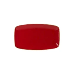 Блюдо Porland Seasons, фарфор, красная, 31 см